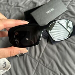 Prada Black Sunglasses Sleek Modern Design